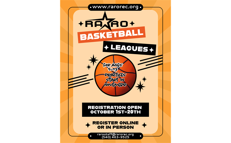 Registration for Basketball Leagues now open!